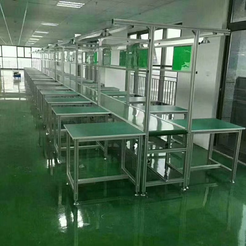 皮带输送机流水线